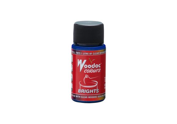 Image of Woodoc Colours Bright Blue 20Ml in Woodcare Products