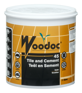 Image of Woodoc 45 Tile And Cement Matt Sealer 1L Clear in Woodcare Products