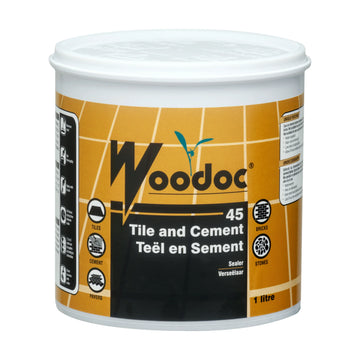Woodoc 45 Tile And Cement Matt Sealer 1L Clear - image 01