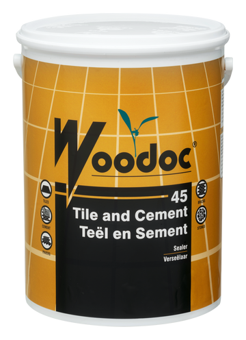 Image of Woodoc 45 Tile And Cement Matt Sealer 5L Clear in Woodcare Products