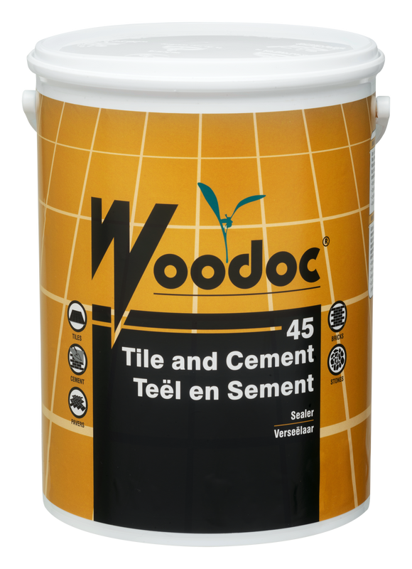 Image of Woodoc 45 Tile And Cement Matt Sealer 5L Clear in Woodcare Products