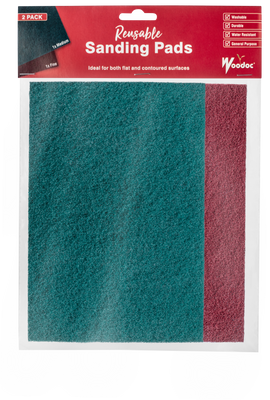 Image of Woodoc Reusable Sanding Pads Fine/Med 2Pack in Woodcare Products