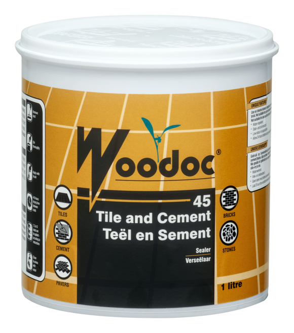 Image of Woodoc 45 Tile And Cement Gloss Sealer 1L in Woodcare Products