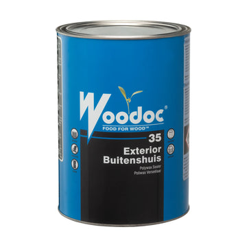 Woodoc 35 Exterior Low Gloss Wax Sealer 5L-Dark Brown - image 01