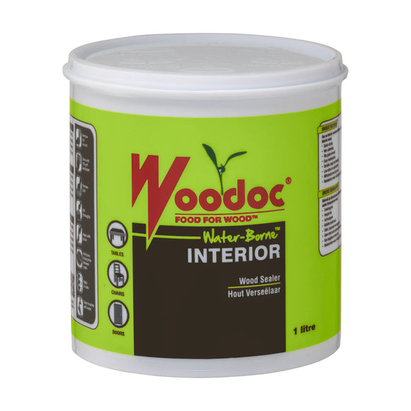 Woodoc Water-Borne Interior Matt Wood Sealer 1L Clear - image 01