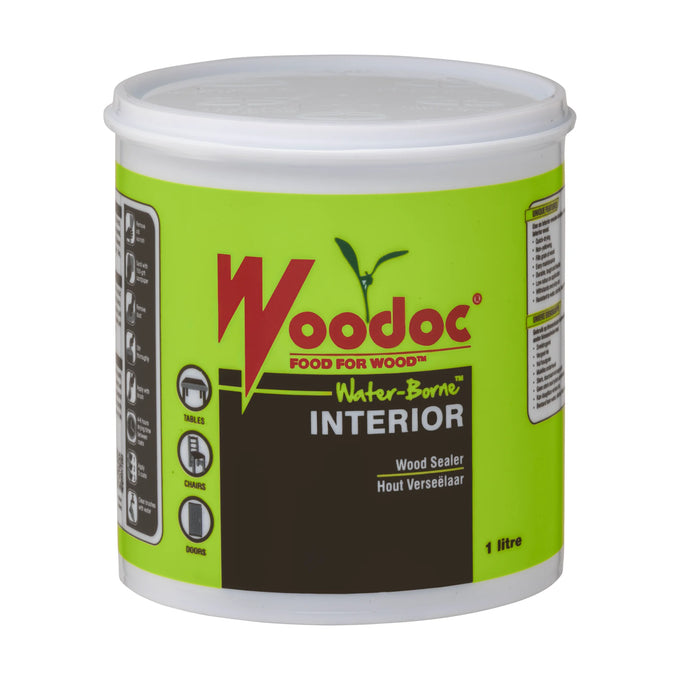 Woodoc Water-Borne Interior Matt Wood Sealer 1L Clear - image 01