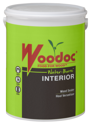 Woodoc Water-Borne Interior Matt Wood Sealer 5L Clear