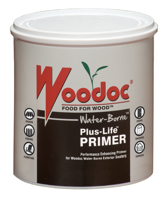 Image of Woodoc Water-Borne Plus-Life Primer 1L Clear in Woodcare Products