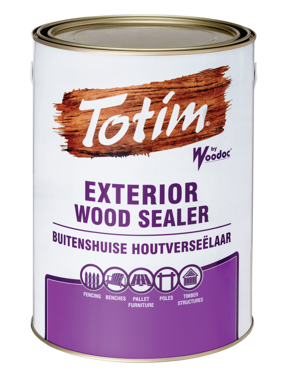 Image of Woodoc Totim Exterior Weatherproof Sealer 5L Clear in Woodcare Products