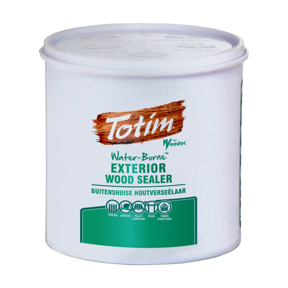 Woodoc Totim Water-Borne Exterior Wood Sealer 1L Clear - image 01