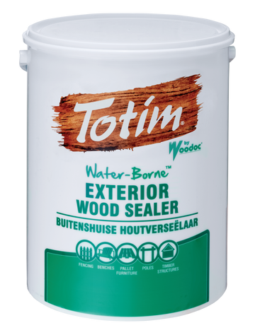 Image of Woodoc Totim Water-Borne Exterior Wood Sealer 5L Mahogany in Woodcare Products