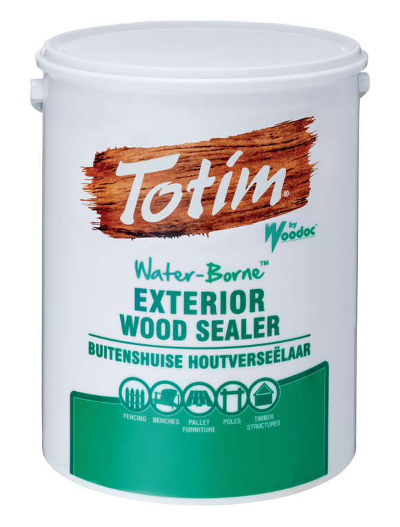 Image of Woodoc Totim Water-Borne Exterior Wood Sealer 5L Mahogany in Woodcare Products