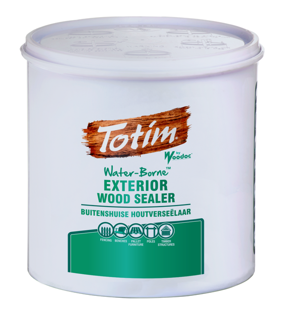 Image of Woodoc Totim Water-Borne Exterior Wood Sealer 1L Teak in Woodcare Products