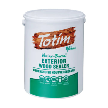 Woodoc Totim Water-Borne Exterior Wood Sealer 5L Teak - image 01