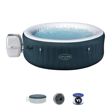 image of Bestway Miami EnergySense AirJet 6 Dark Green Round 908L Inflatable Hot Tub
