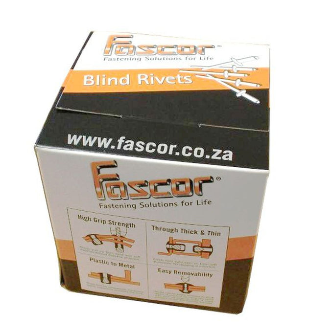 Fascor Rivet As4015 4.0X15mm 500pk FAS54015 in General Hardware