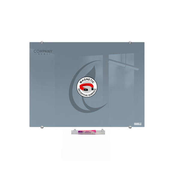 Image of Glass Whiteboard Magnetic Printed 900*900Mm