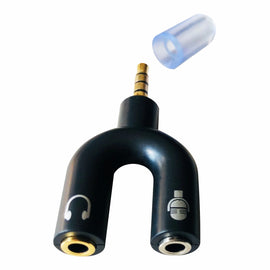 Parrot Adaptor - 3.5mm Stereo Jack To 1 X Headphone And 1 X Mic - image 01