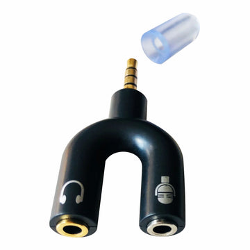 Parrot Adaptor - 3.5mm Stereo Jack To 1 X Headphone And 1 X Mic - image 01