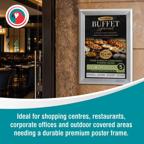 Parrot Poster Frame A0 1250x900mm Single Mitred - image 06