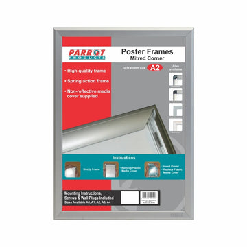 Parrot Poster Frame A2 655x480mm Single Mitred - image 01