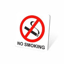Parrot Sign Symbolic 150x150mm Red No Smoking Sign On White Acp - image 05