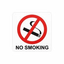 Parrot Sign Symbolic 150x150mm Red No Smoking Sign On White Acp - image 07