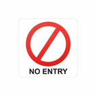 Parrot Sign Symbolic 150x150mm Red No Entry Sign On White Acp - image 01