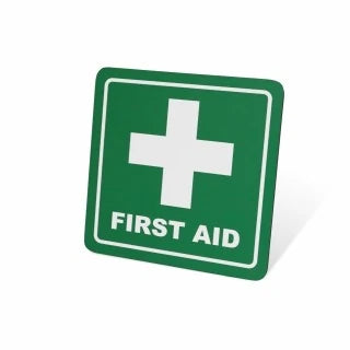 Parrot Sign Symbolic 150x150mm Green First Aid Sign On White Acp - image 06