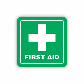 Parrot Sign Symbolic 150x150mm Green First Aid Sign On White Acp - image 01