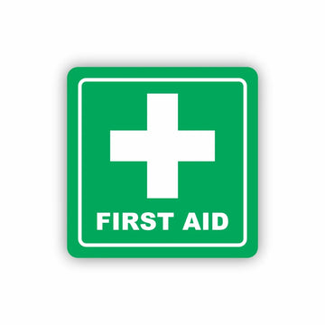 Parrot Sign Symbolic 150x150mm Green First Aid Sign On White Acp - image 01