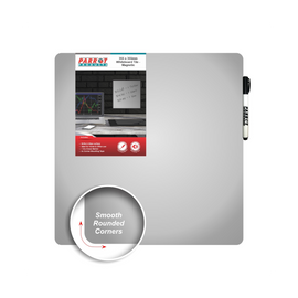 Image of Whiteboard Tile Magnetic 355X355 Silver