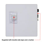 Parrot Whiteboard Tile Magnetic 355X355 Silver - image 05
