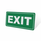 Parrot Symbolic Sign 150x300mm Exit Green On White Acp - image 01
