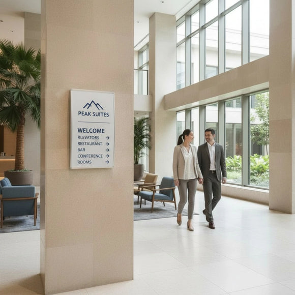 Parrot Sign Frame Single Sided End Cap 210mm - image 03