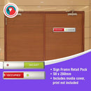 Parrot Sign Frame 50 X 280mm Vacant/Occupied Slide Retail Pack - image 03