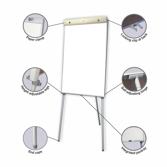 Parrot Flipchart Non Magnetic Standard 1000x640mm - image 01