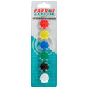 Parrot Magnets Circle 20mm (6/Card) Assorted - image 03