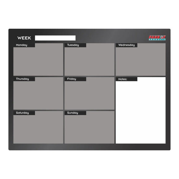 Parrot Weekly Planner Cast Acrylic 600 X 450mm - image 01