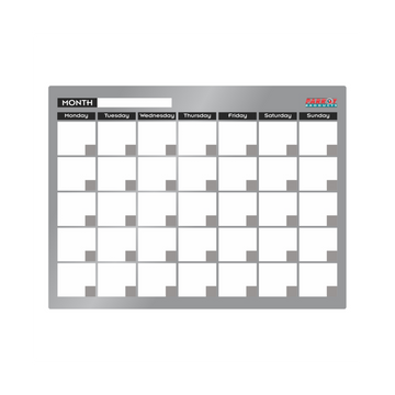 Image of Monthly Planner Cast Acrylic 600 X 450Mm