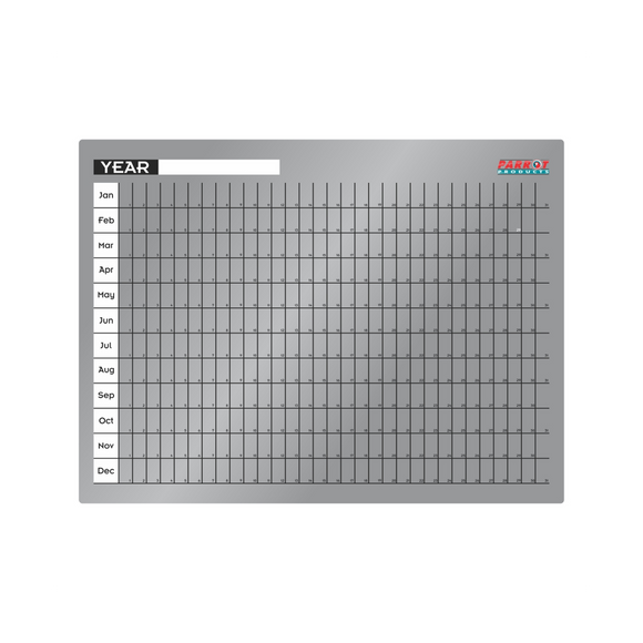 Image of Yearly Planner Cast Acrylic 600 X 450Mm