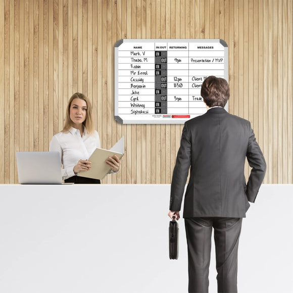 Parrot In/Out Board Magnetic 10 People 600x450mm - image 03