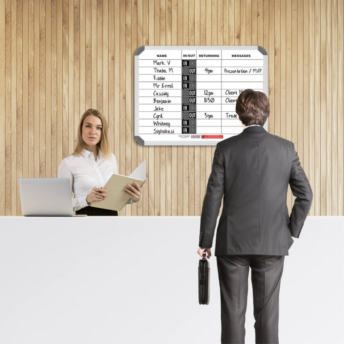 Parrot In/Out Board Magnetic 10 People 600x450mm - image 03