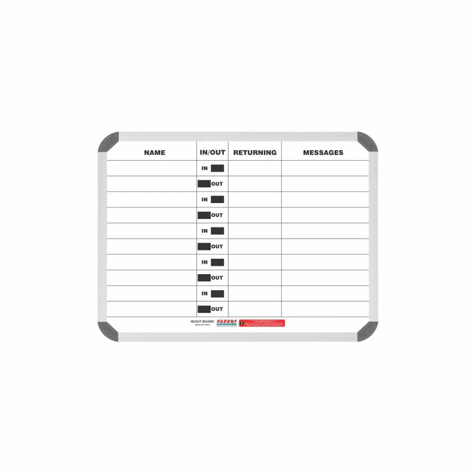 Parrot In/Out Board Magnetic 10 People 600x450mm - image 01