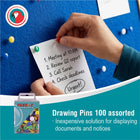 Parrot Drawing Pins Boxed Pack 100 Assorted - image 05