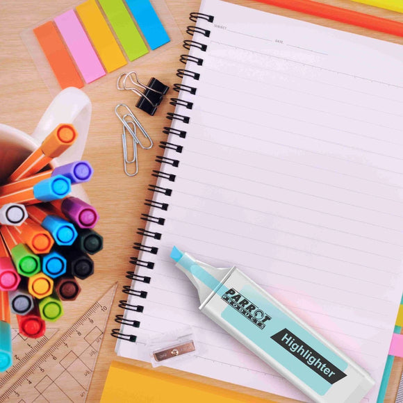 Parrot Marker Highlighter Pouch 4 (Yellow-Pink-Blue-Orange) - image 03