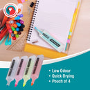 Parrot Marker Highlighter Pouch 4 (Yellow-Pink-Blue-Orange) - image 04
