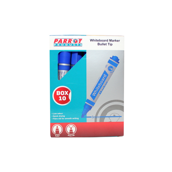 Image of Marker Whiteboard Bullet Box 10 D/Blue