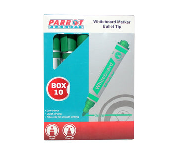 Parrot Marker Whiteboard Bullet Box 10 Green - image 01