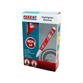 Image of Marker Highlighter Slimline Box 12 Orange 